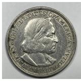 1892 Columbian Expo Commem Silver Half AU