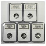 2005-S Silver Statehood Quarter Set NGC PF70 Cameo