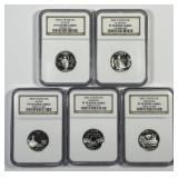 2003-S Silver Statehood Quarter Set NGC PF70 Cameo