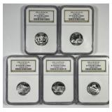 2006-S Silver Statehood Quarter Set NGC PF70 Cameo