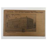 Lewis & Clark Exposition 1905 Wood Postcard