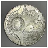 GERMANY: 1972-J Silver 10 Mark BU