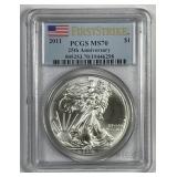 2011 Silver American Eagle PCGS MS70