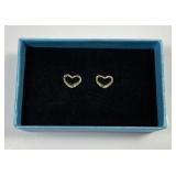 Tiffany & Co 18K Elsa Peretti Open Heart Earrings