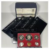 Five 1973 Proof Sets In Original Mailing Box