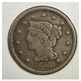 1856 Braided Hair Large Cent Very Good VG