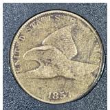 1857 Flying Eagle Cent Very Good VG+