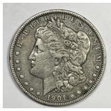 1901 Morgan Silver $1 Very Fine VF