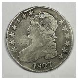 1827 Capped Bust Silver Half Fine details