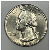 1939-S Washington Silver Quarter Uncirculated UNC