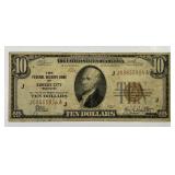 1929 $10 Kansas City Federal Reserve VG