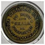 Civil War Token Army & Navy Federal Union