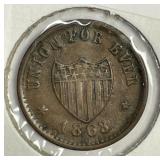 1863 Civil War Token Union Forever