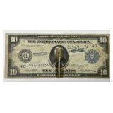 1914 $10 Federal Reserve Note Fr#919
