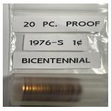 20-Pieces 1976-S Proof Lincoln Centc