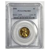 1954 Lincoln Cent Proof PCGS PR63 RD