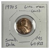 1970-S Lincoln Cent Small Date Variety UNC