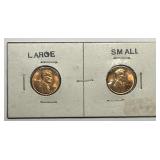 1970-S Lincoln Cent Large & Small Date Pair BU