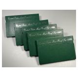 1994 - 1998 Proof Set Date Run The Green Years