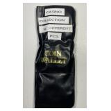 Coin Wallet With 12 Different Casino Tokens
