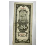 CHINA: 1930 10 Customs Gold Units Note