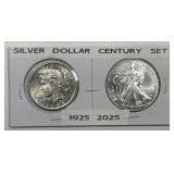 1925/2025 Silver Dollar Century Set