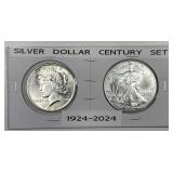 1924/2024 Silver Dollar Century Set