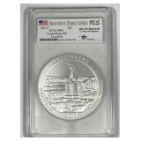2011 Gettysburg 5 oz Silver Quarter PCGS SP69