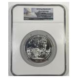 2010 Yellowstone 5 OUNCE Silver Quarter NGC MS68