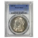 1883-O Morgan Silver $1 PCGS MS62