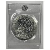 RWANDA: 2017 Silver 50 Francs African Hippo 1 oz