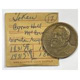 1931 Reaper Centennial Cyrus McCormick Medal