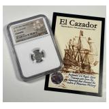 MEXICO: 1772-83 Silver 1/2 Real EL CAZADOR NGC