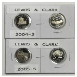 2004 & 2005 Westward Journey Proof Nickels