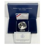 2005 Marine Corp Commemorative Silver $1 Proof