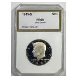 1983-S Kennedy Proof Half PCI PR69 Deep Cameo