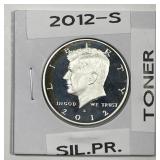 2012-S Silver Proof Kennedy Half