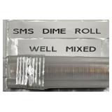 Roosevelt Dime Special Mint Set Roll Mixed Dates