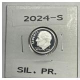 2024-S Proof Silver Roosevelt Dime