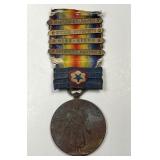 World War One Victory Bronze Medal & Ribbon