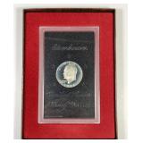 1972-S Eisenhower Proof Silver Dollar BROWN IKE