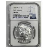 2025 Peace Silver $1 NGC MS69