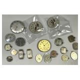 Lot of Twenty Small Watch Movements