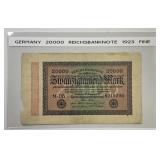 GERMANY: 1923 20000 Reichsmark Fine F
