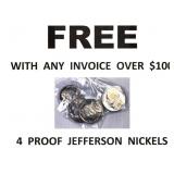 FREE WITH ANY INVOICE OVER $100