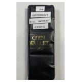 Coin Wallet 24 Different BU Lincoln Wheat Cents