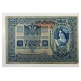 AUSTRIA: 1902 1000 Kronen Currency Note Very Fine