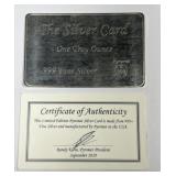 Neat Pyromet 1-Ounce .999 Silver Art Card