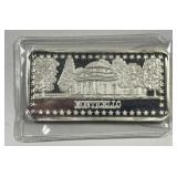 Monticello 1 Ounce .999 Silver Bar