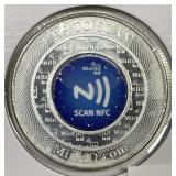 MintID Scanable 1 oz Silver Art Round
